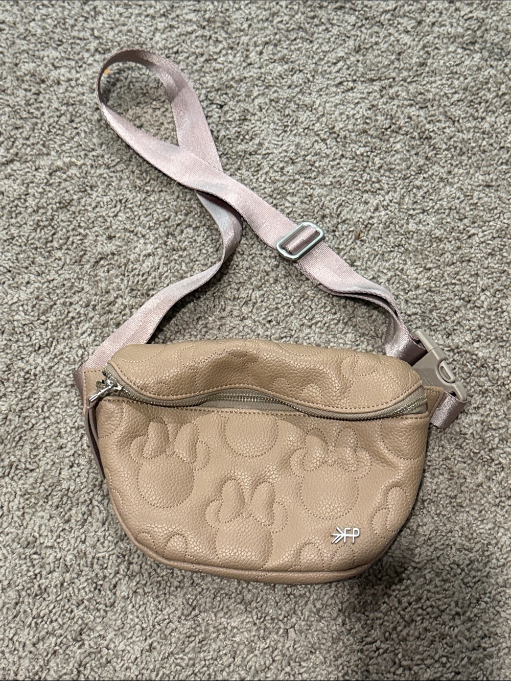 Minnie Mouse Freshly Picked Tan Crossbody Belt Bag